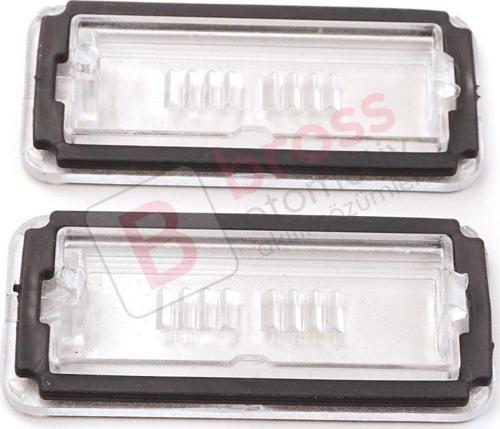 Fiat 500 500C Linea için 2 Adet Arka Plaka Lamba Camı 51800482 