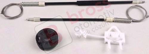 Fiat Albea Siena Palio MK1 1996-2016 4/5 Kapı 46786201 İçin Elektrikli Ön Sol Cam Kriko Tamir Seti