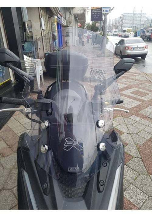 Kymco Dtx 360 Açık Füme Ön Cam 61cm 4mm Motosiklet Ön Cam