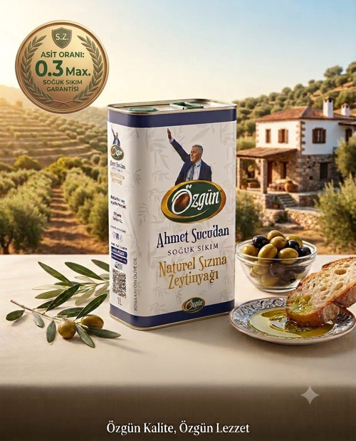 ÖZGÜN 0.3 ASİT AHMET SUCU NATURAL SIZMA 1 LT TENEKE