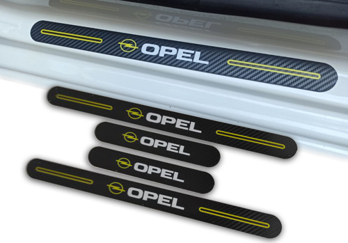Opel Grubu ile Uyumlu Carbon Kapı Eşiği KIRILMAZ (Ön Arka 4lü Set)