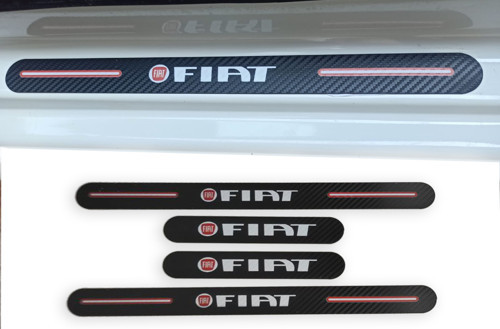 Fiat Grubu ile Uyumlu Carbon Kapı Eşiği KIRILMAZ (Ön Arka 4lü Set)