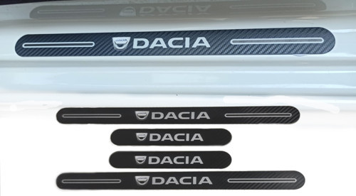 Dacia Grubu ile Uyumlu Carbon Kapı Eşiği KIRILMAZ (Ön Arka 4lü Set)