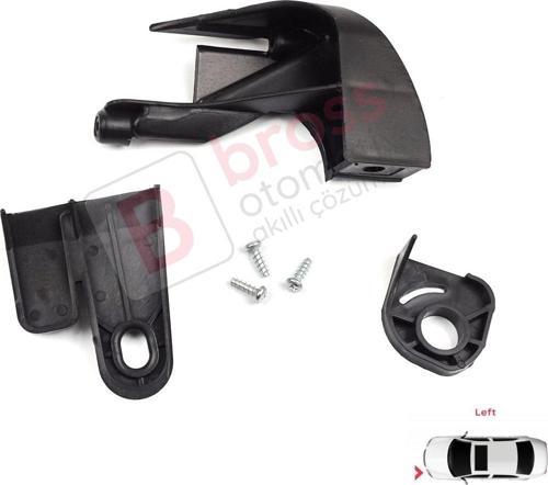 Fiat Fiorino MK3 Citroen Nemo Peugeot Bipper 2007-2020 6212F4 İçin Sol Ön Far Ayak Tamir Seti 