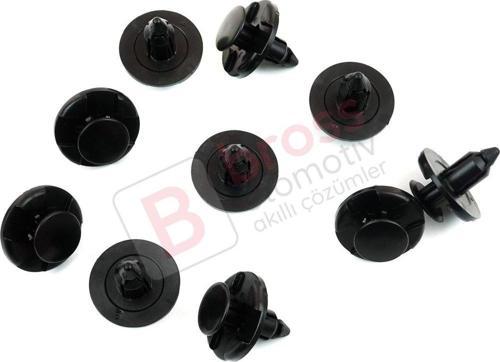 Subaru için 10 Adet Ön Tampon ve Çeyrek Panel Klipsi 90914 0051