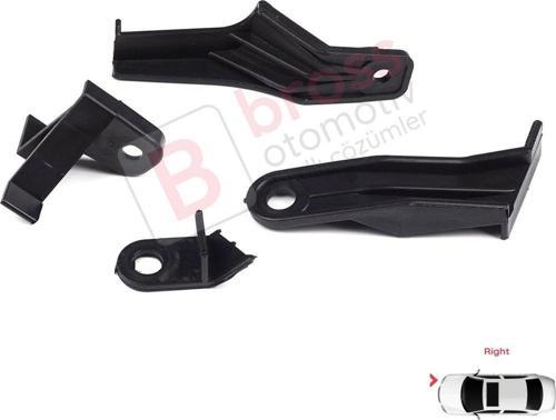Toyota Corolla MK11 4-Kapı Sedan 2014-2016 8111002E60 İçin Sağ Ön Far Ayak Tamir Seti