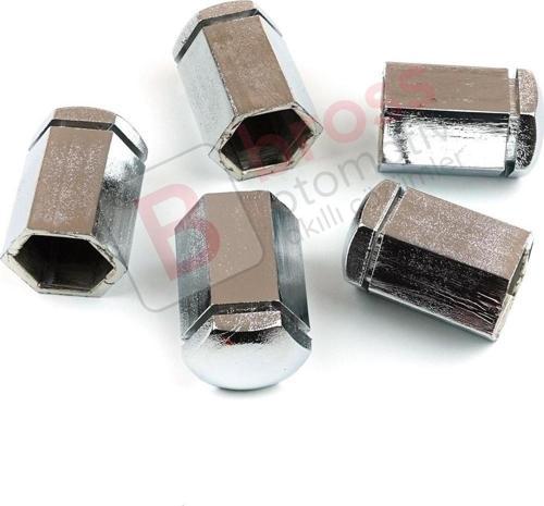 Opel için 5 adet Gümüş Renk Plastik Bijon Kapağı 6006066 32.80 mm* 17mm