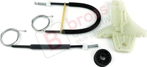 VW Amarok MK1 2H 2010-2022 4-Kapı Pickup 2H0837402 İçin Elektrikli Ön Sağ Cam Kriko Tamir Seti