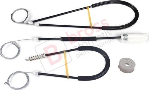 VW New Beetle Cabrio Convertible CC 2003-2010 1Y0837461 İçin Elektrikli Ön Sol Cam Kriko Tamir Seti