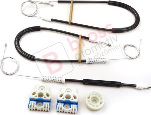 VW Passat B6 3C 3C2 3C5 2005-2011 4/5 Kapı 3C1837462 İçin Elektrikli Ön Sağ Cam Kriko Tamir Seti