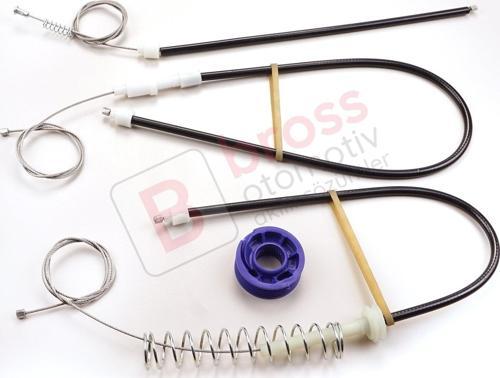 VW Phaeton 3D MK1 2002-2016 V6 V8 W12 SWB LWB 3D1837462 İçin Ön Sağ Kapı Cam Kriko Tamir Seti