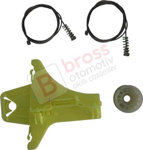 VW Tiguan MK1 5N 2007-2018 5-Kapı SUV 5N0839461 İçin Arka Sol Kapı Cam Kriko Tamir Seti