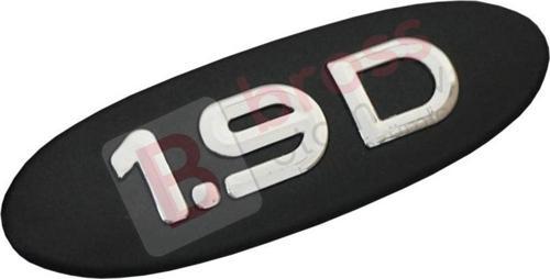 Renault Kangoo 1998-2007 için Siyah 1.9D Amblemi Monogram Yazısı 8200120852