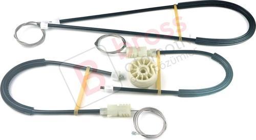 Renault Megane MK2 2002-2009 CC Cabriolet 8201010931 İçin Elektrikli Ön Sağ Cam Kriko Tamir Seti
