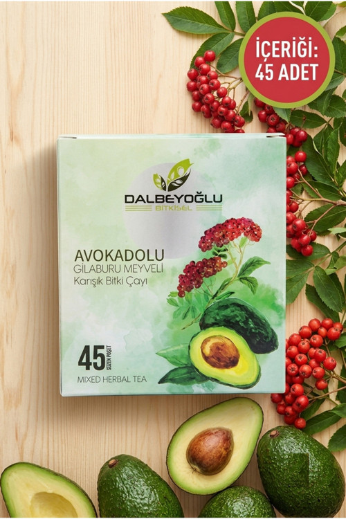 Avokadolu Gilaburu Meyveli Karışık Bitki Çayı 45 Süzen Poşet | Ferah İçim, Özel Bitki Harmanı