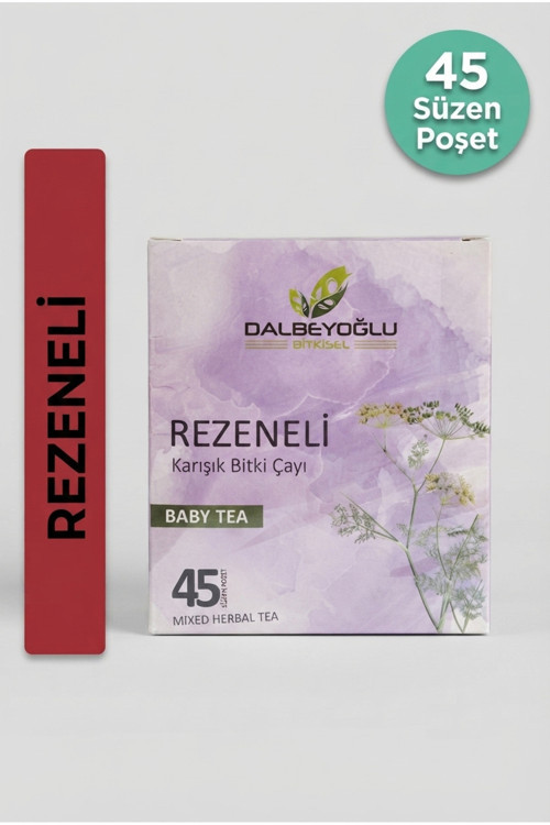 Dalbeyoğlu Rezeneli Karışık Bitki Çayı Baby Tea 45 Süzen Poşet | Rezene Çayı | Bitkisel Çay