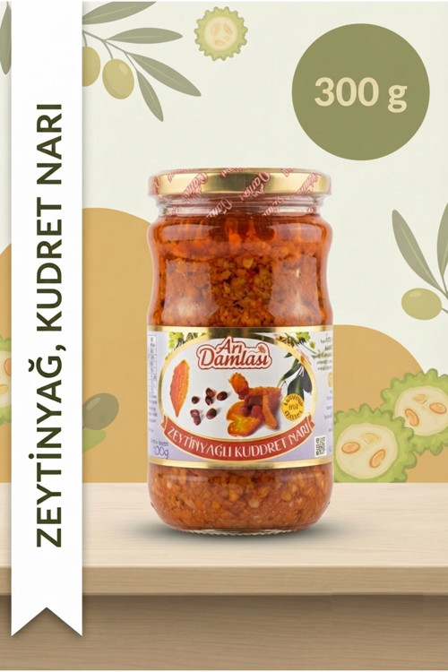 Zeytinyağlı Sarı Kantaron Yağı İçeren Kudret Narı Macunu Saf Sızma Zeytinyağlı 300 g