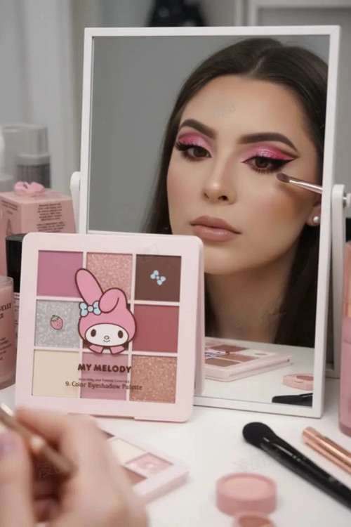 Lisanslı My Melody Lisanslı 9 Renkli Far Paleti – 01 Pembe Tonları