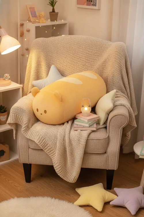 Lisanslı Fransız Tarzı Baget Yastık – Yumuşak Dekoratif 37 Cm