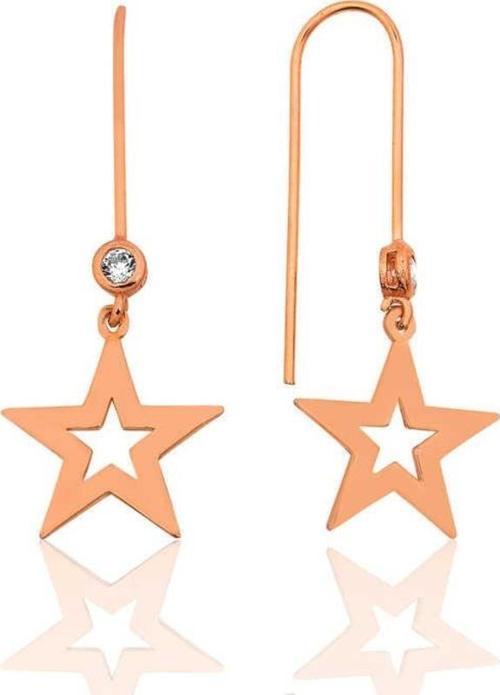 925 Ayar Gümüş Yıldız Küpe