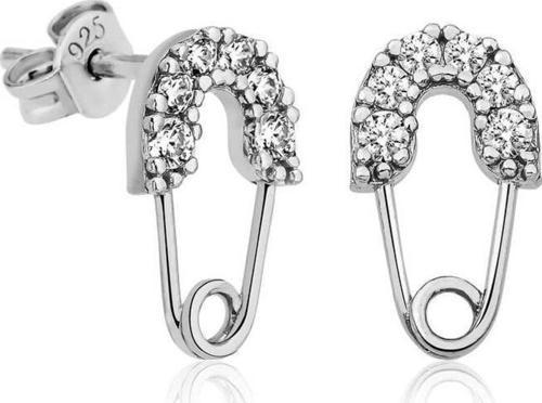 Gümüş Çengelli İğne Küpe