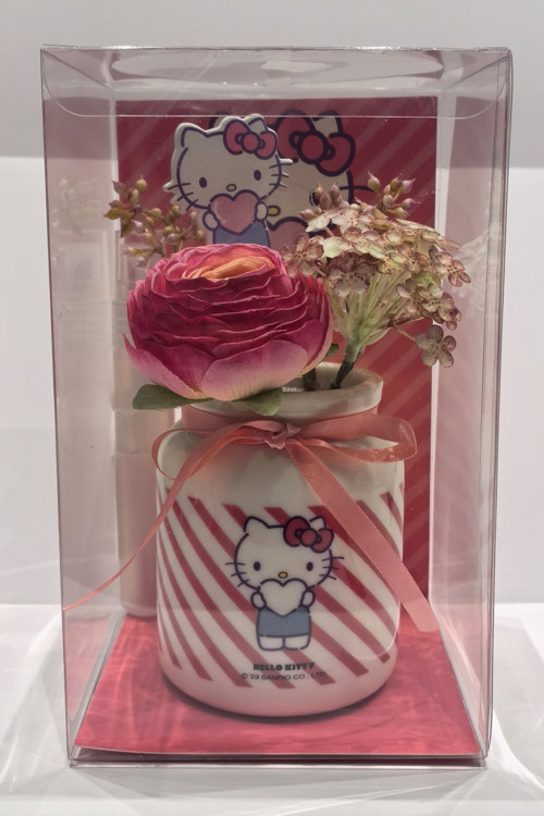 Sanrio Lisanslı Hello Kitty Oda Parfümü ve Süs Seti - Seramik Şişeli Dekoratif Oda Kokusu ve Figür