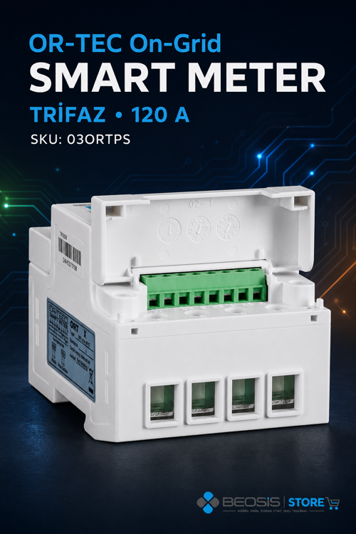 On-Grid STRING İnverter 03ORTPS SMART METER TRIFAZ 120AMPER