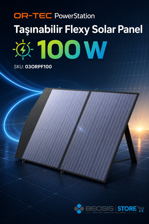 PowerStation 03ORPF100 Taşınabilir Flexy Solar Panel 100W
