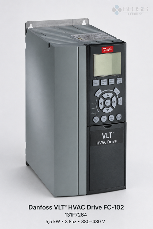 VLT HVAC Drive FC-102 5,5 kW 380-480 V IP20 Frekans Konvertörü