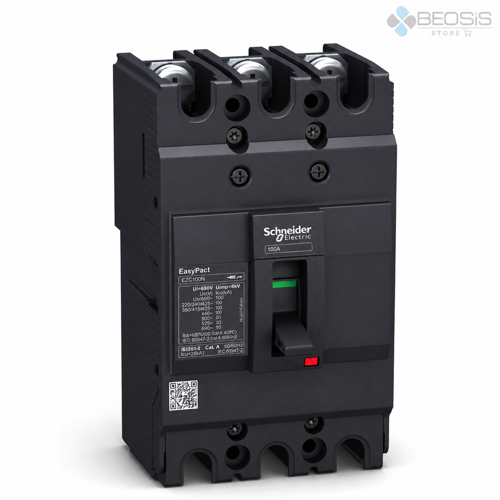 EasyPact EZC100N3080 TMD 3P 80A 25kA Kompakt Şalter