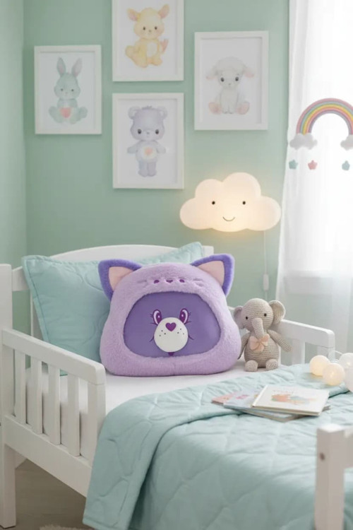 Lisanslı Share Peluş Yastık 35 Cm – Kostümlü Baş Şekilli Dekoratif Minder