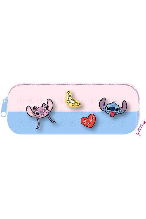 Lilo & Stitch Lisanslı Oyuklu Fermuarlı Kalemlik (Stitch)
