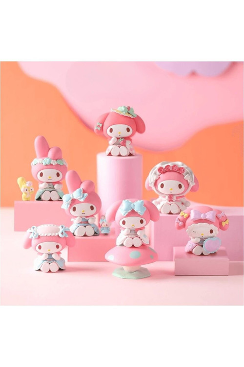 My Melody Lisanslı Gizli Orman Çay Partisi Serisi Sürpriz Figürlü Kutu- Blind Box