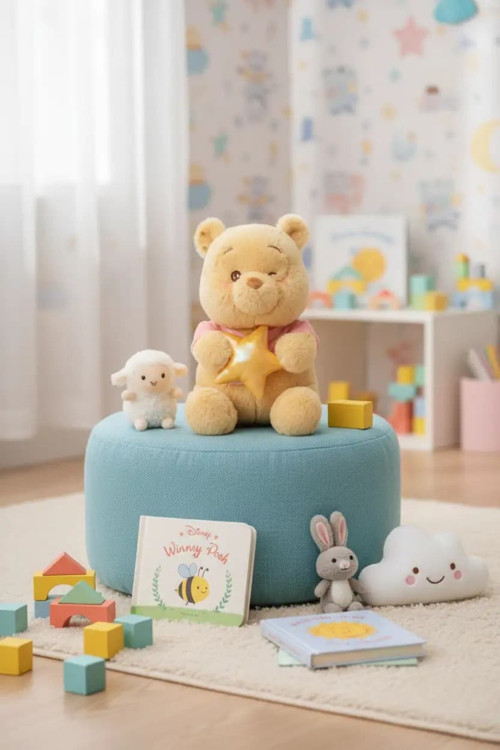Winnie the Pooh Lisanslı 33 cm Dilek Yıldızı Pooh Peluş Oyuncak