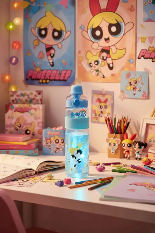 Lisanslı Bubbles Suluk 1100 Ml – Pipetli Büyük Kapasiteli Şişe
