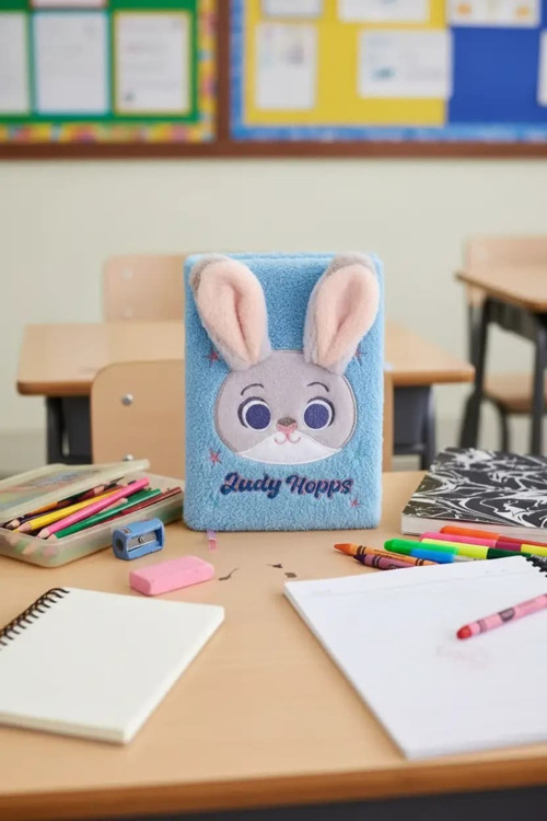 Zootropolis Lisanslı A5 3D Peluş Not Defteri (80 Yaprak)