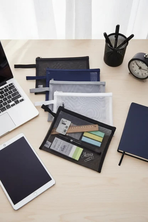 Lisanslı Minimalism A5 Tek Katlı File Kalemlik 23 Cm – 4 Renk Asorti