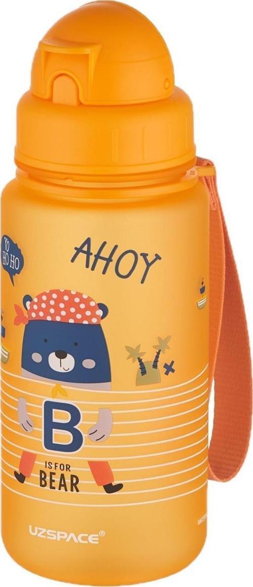 Figürlü  400 ml Pipetli  Tritan Çocuk Su Matarası