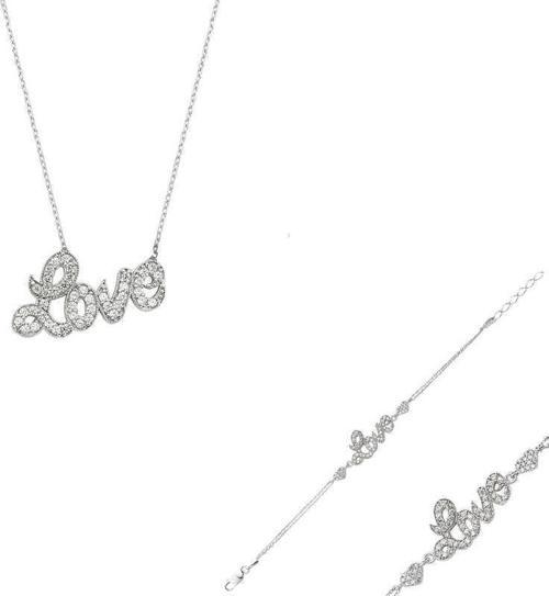925 Ayar Gümüş Love Set