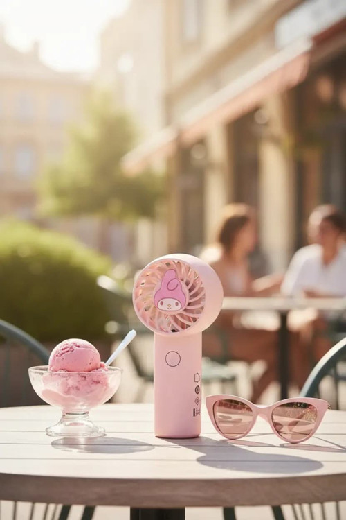 Lisanslı My Melody Mini El Fanı – Hafif ve Kompakt Tasarım