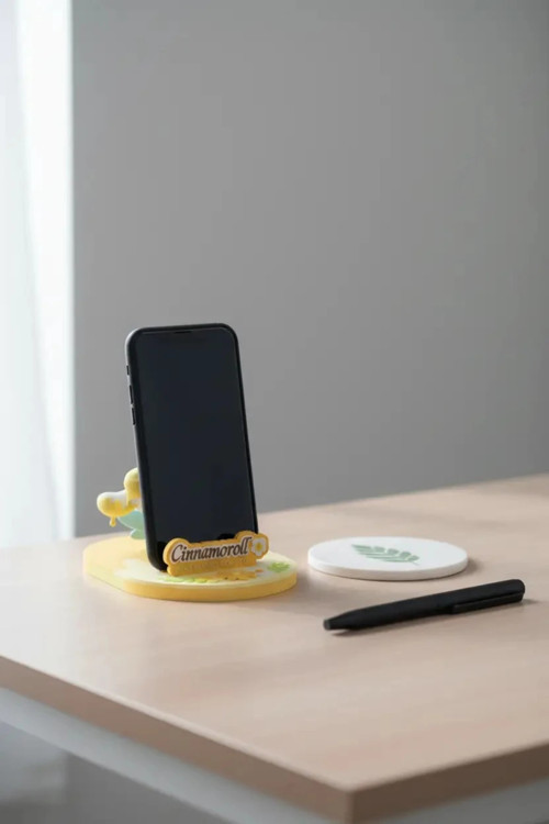 Lisanslı Cinnamoroll Bahar Serisi Masa Üstü Telefon Tutucu Figürlü Stand