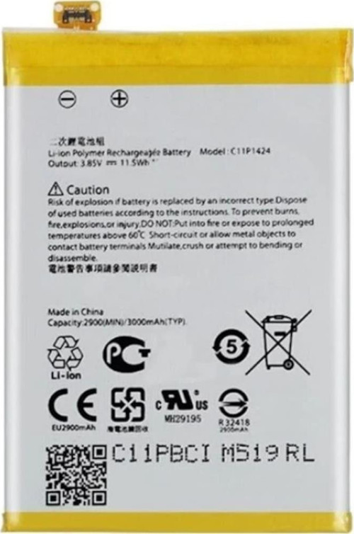Asus Zenfone Ze551Ml Ze550Ml - C11P1424 Batarya - Pil