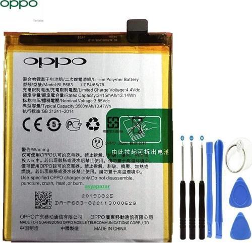Oppo Ax7 Pil Batarya Bl683 + Tamir Seti