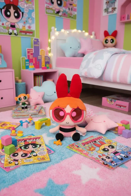 Lisanslı Güneş Gözlüklü Oturan Peluş Oyuncak 25 cm - Blossom