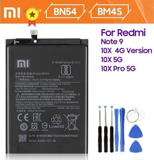 Xiaomi Redmi 10X/10X Pro Batarya Pil Bn4Sbn54 + Tamir Seti