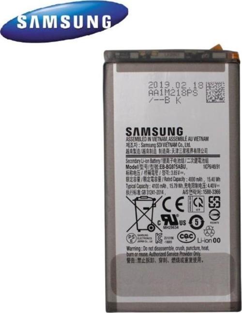 Samsung S10+ Plus Eb-Bg975Abu Batarya Pil ve Tamir Set Servis