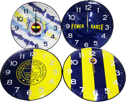 FENERBAHÇE - FB TARAFTAR METAL DUVAR SAATİ LİSANSLI (2818)