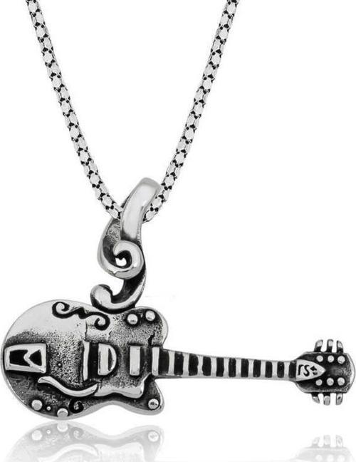 ​Gümüş Gitar Kolye