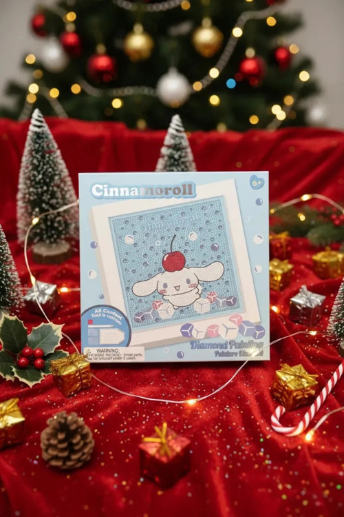 Lisanslı Cinnamoroll Elmas Mozaik Puzzle 20 Cm – Yaz Plajı Koleksiyonu