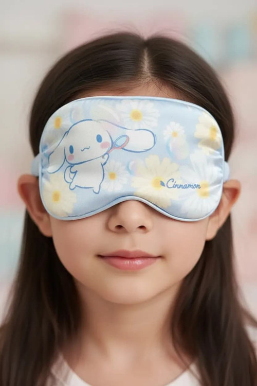 Lisanslı Cinnamoroll Uyku Maskesi – Işık Engelleyici & Yumuşak Dokulu